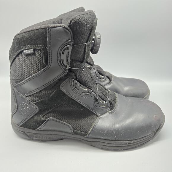 BLAUER Tactical Waterproof Boots Men's 6" Clash WP Black Size 10 BOA Cable - Picture 5 of 12